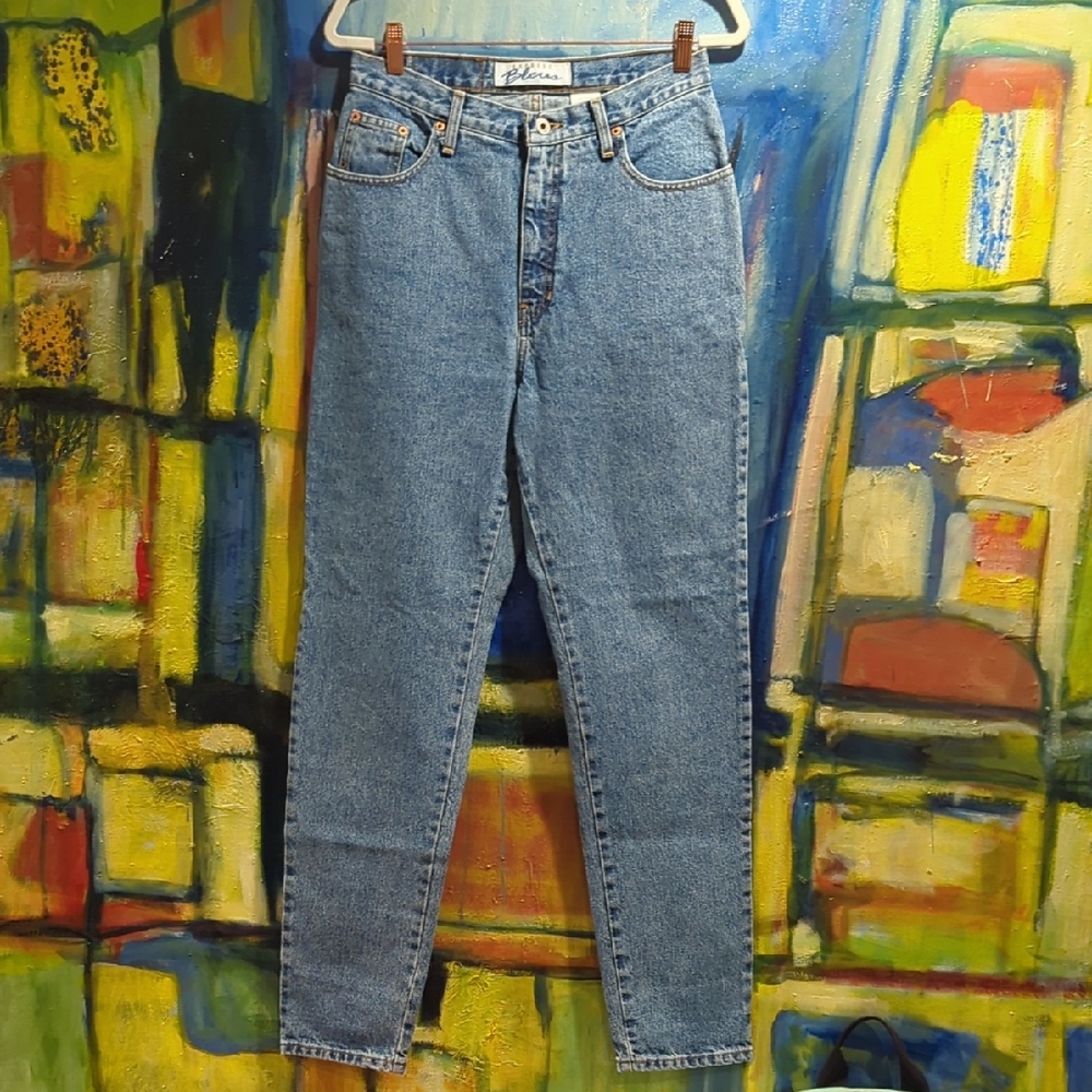 Vintage Express Blues Blue High Rise Jeans 11/12